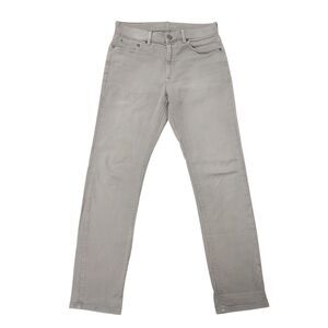 Mott & Bow Jeans Mens 29x30 Gray Straight Leg Cotton Blend Denim Casual Work